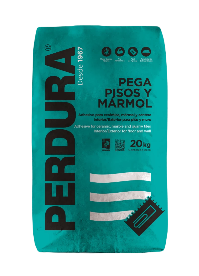 PEGA PISO Y MARMOL BLANCO